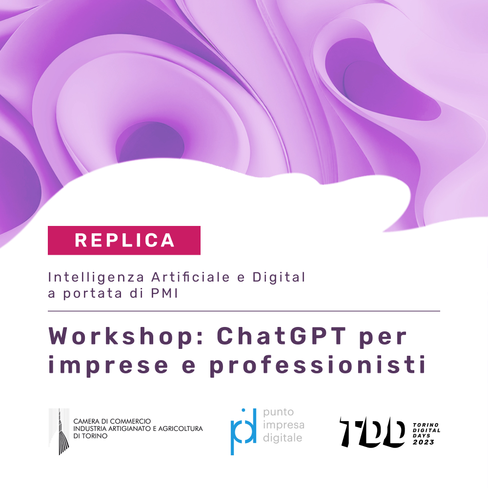 Replica Workshop: ChatGPT per imprese e professionisti