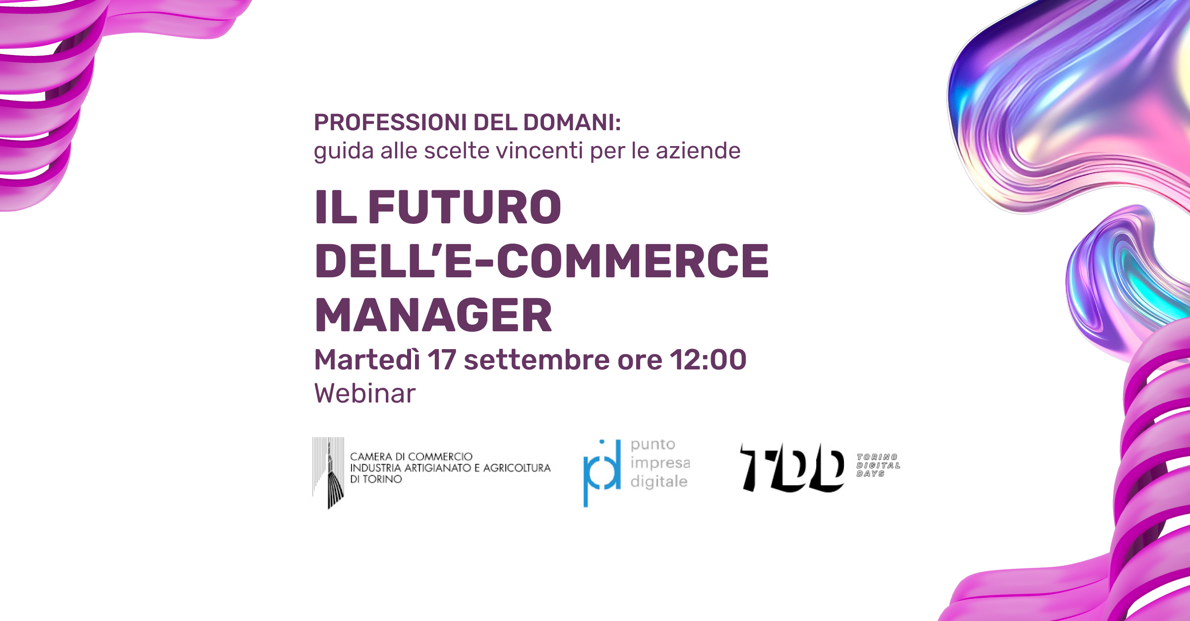 Guarda la registrazione –Webinar: il futuro dell'E-commerce Manager nell'era dell'AI