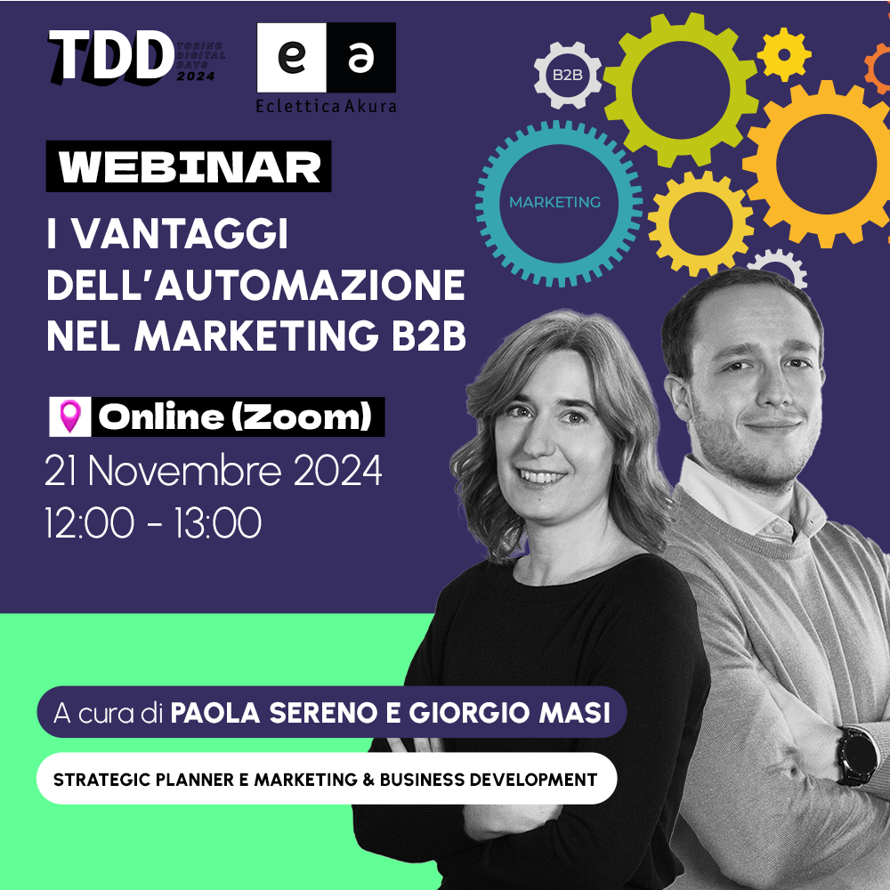 Webinar – I vantaggi dell’automazione nel marketing B2B.